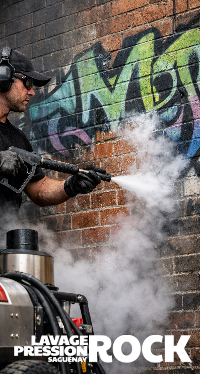 lavage pression graffitis sagyenay